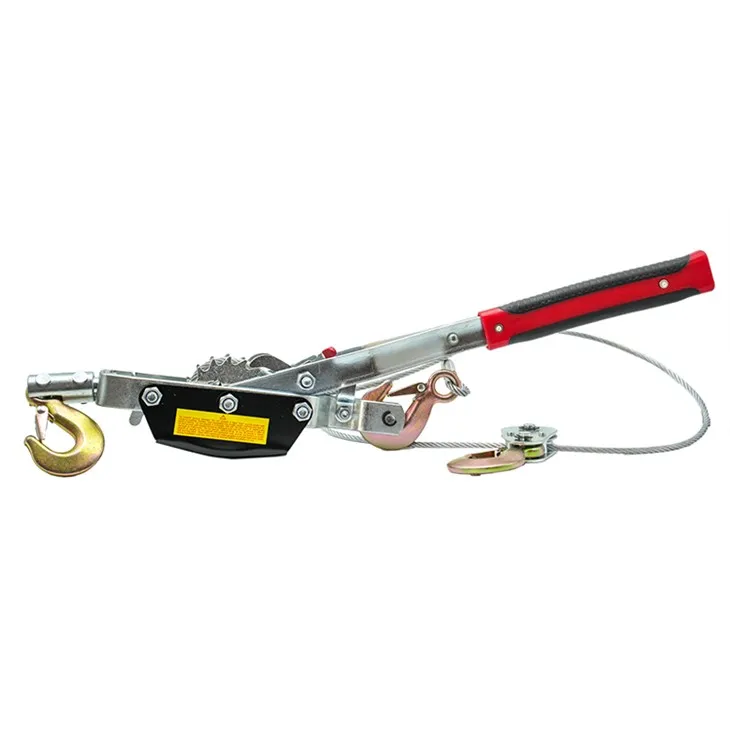 5T handtrekker met enkele versnelling en drie haken